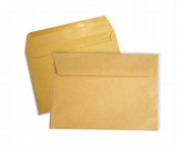 Enveloppe gommée, Papier Kraft Uni 